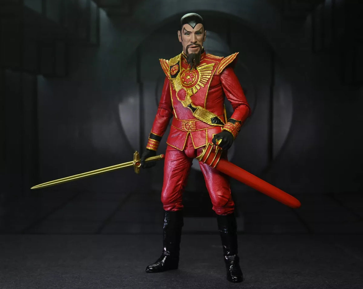 Figurine NECA - Flash Gordon (1980) Ultimate Ming (Red Military Outfit)