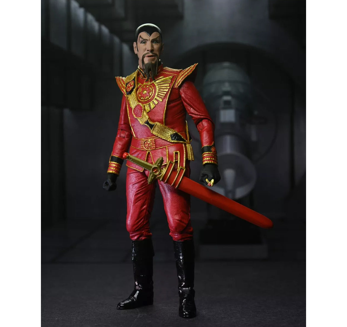 Figurine NECA - Flash Gordon (1980) Ultimate Ming (Red Military Outfit)
