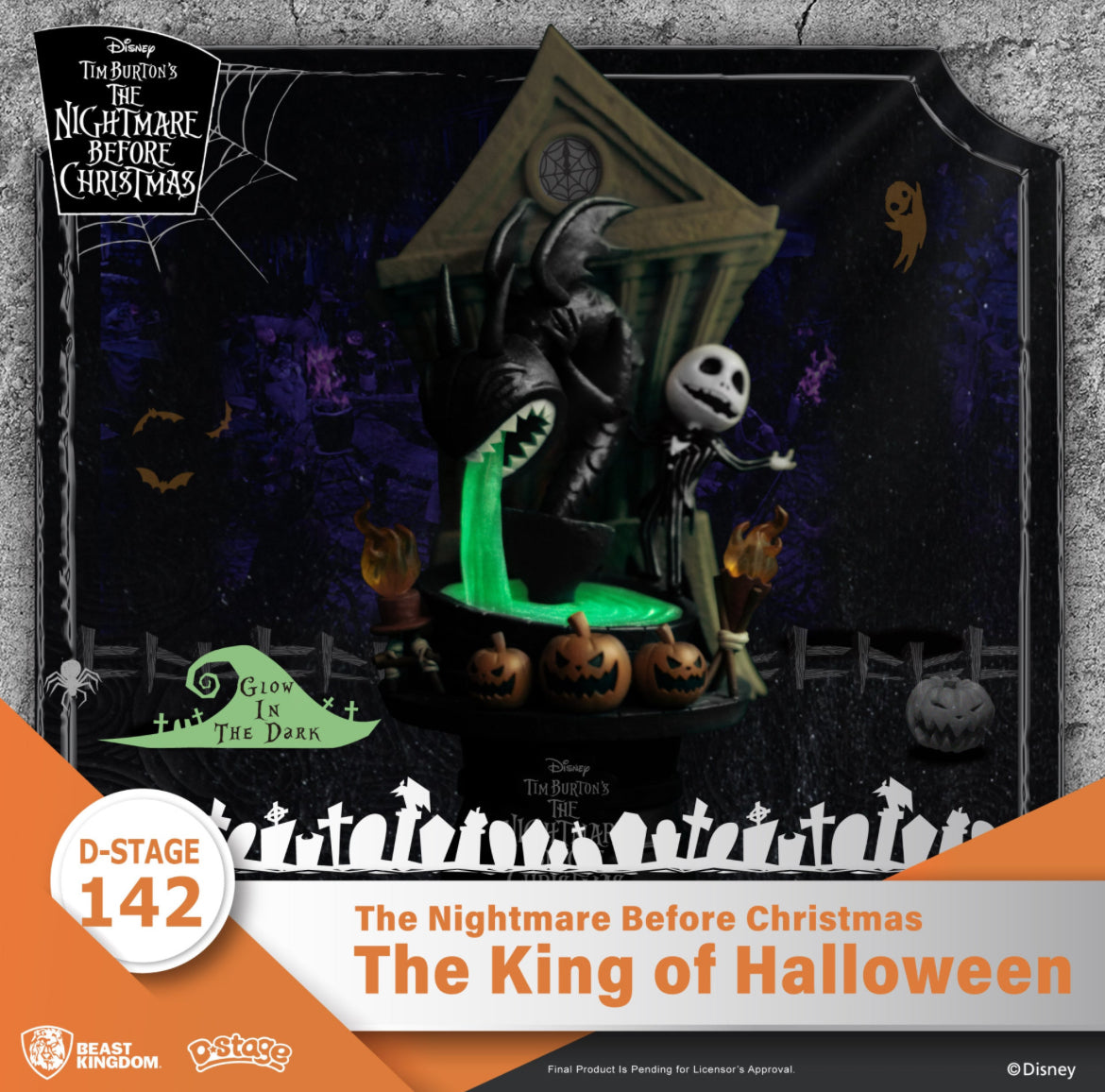 Figurine Disney - L’étrange Noël de Mr. Jack The King of Halloween D-Stage