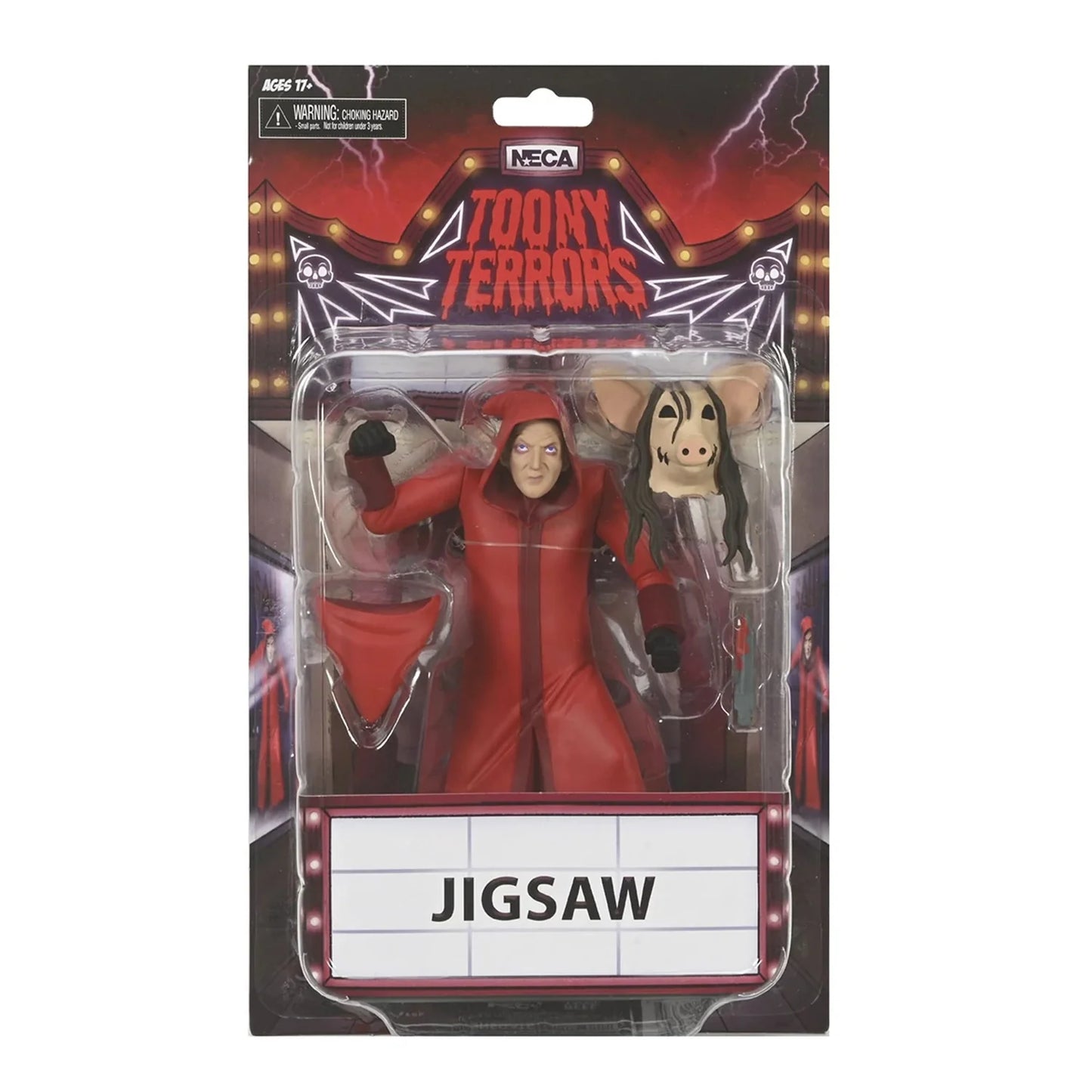 Figurine NECA - Saw Jigsaw Killer Red Robe Toony Terrors