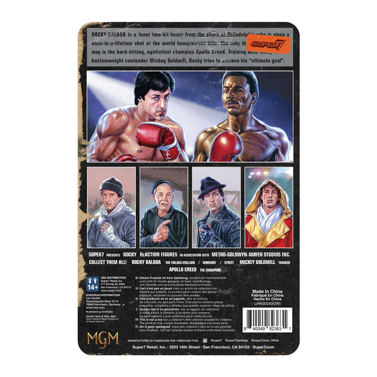 Figurine Rocky - Rocky Street Rocky I ReAction Wave 03