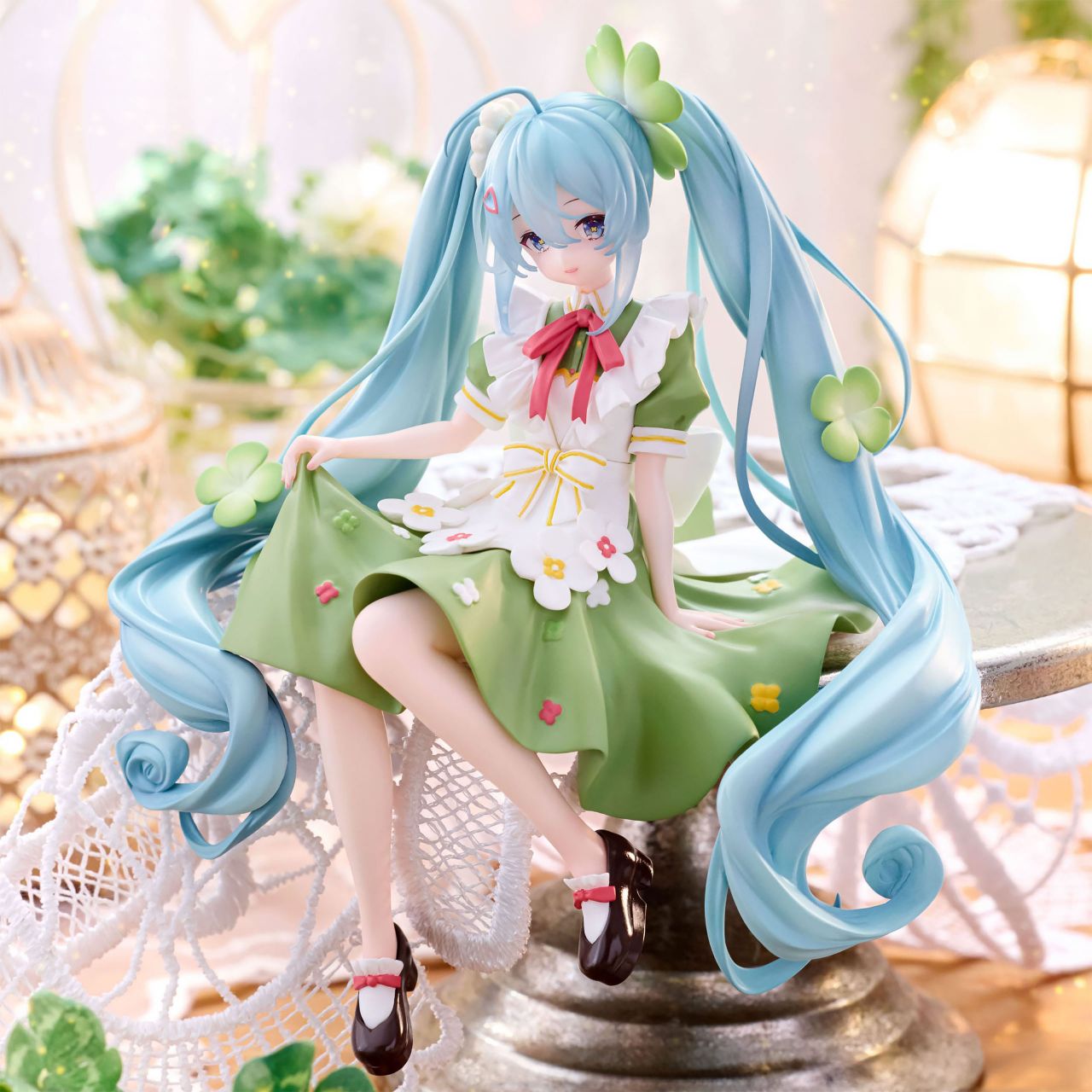 Figurine Hatsune Miku Flower Fairy Clover Noodle Stopper