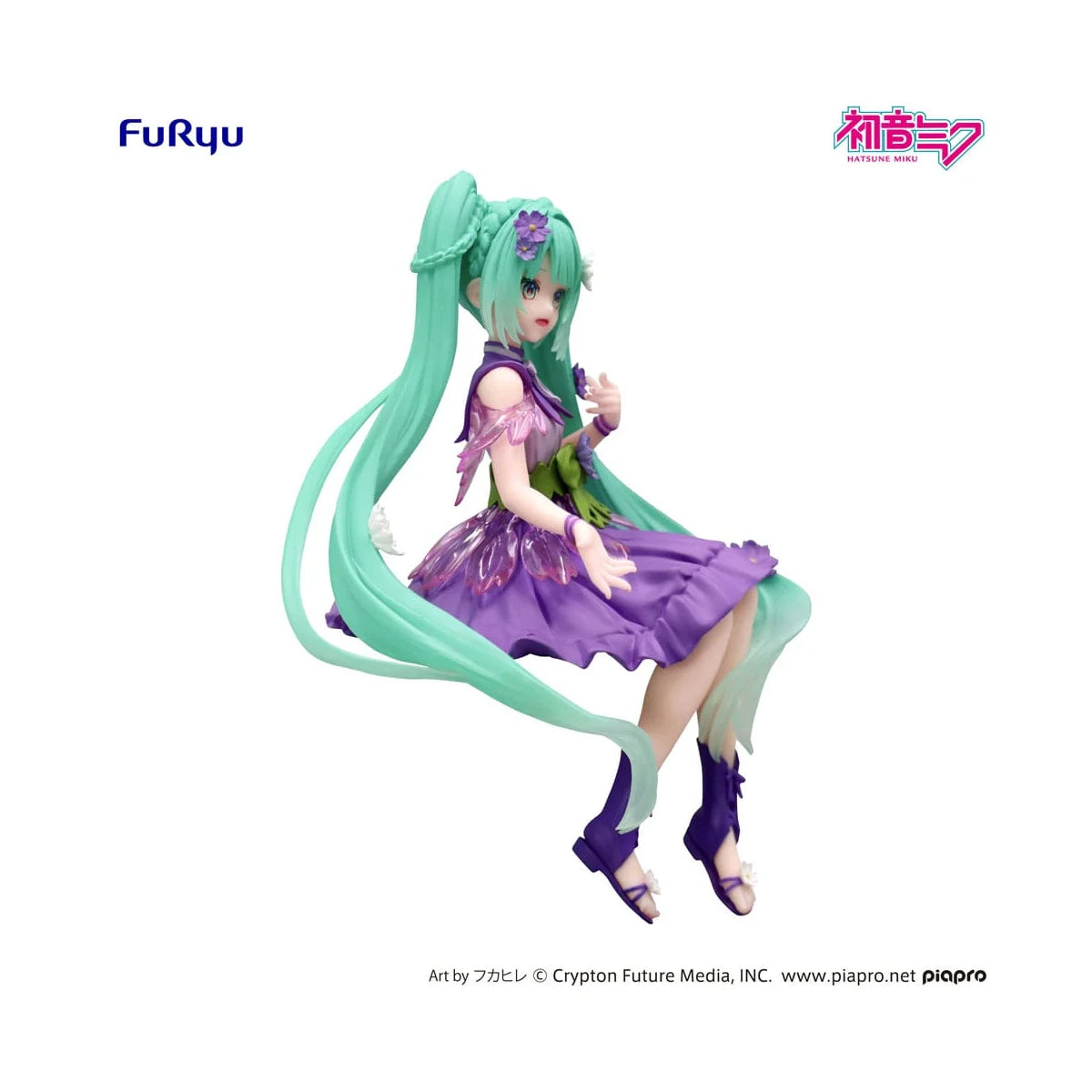 Figurine Hatsune Miku Flower Fairy Cosmos Purple Noodle Stopper