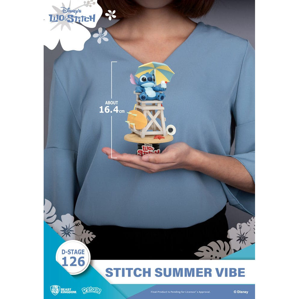 Figurine Disney - Lilo & Stitch Stitch Summer Vibe D-Stage
