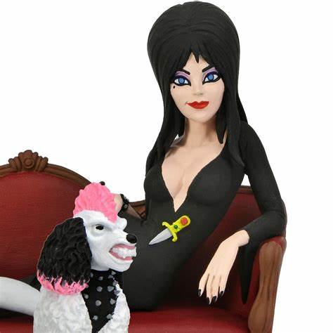 Figurine NECA - Elvira Mistress of the Dark on Couch Toony Terrors