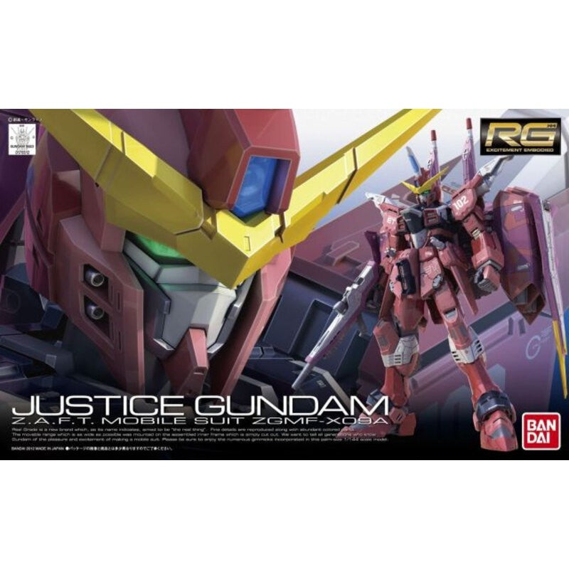 Gundam - Excitement Embodied Justice Gundam Z.A.F.T. Mobile Suit 1/144 [RG]