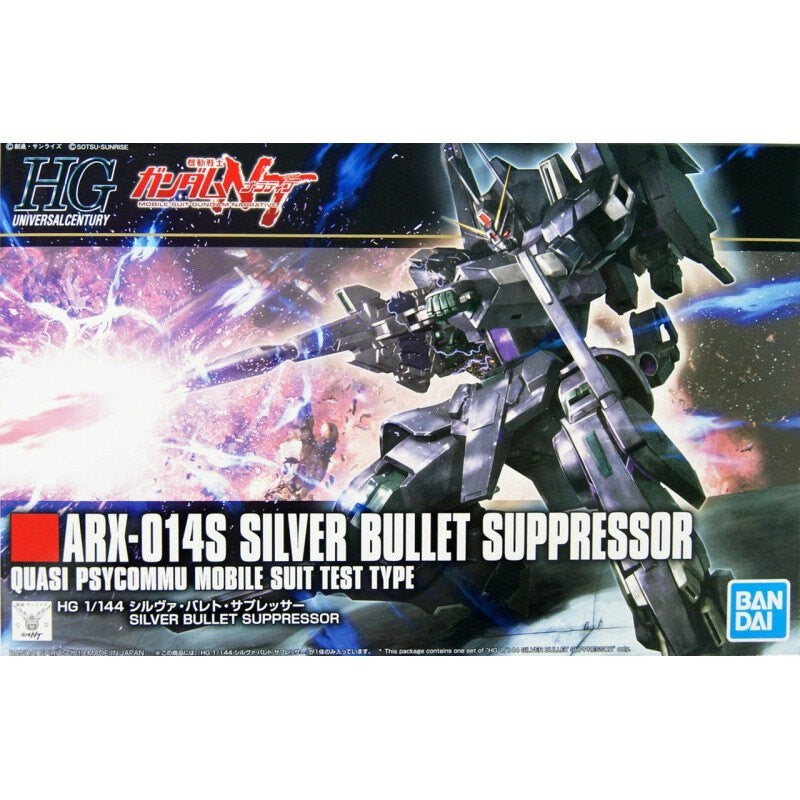 Gundam - Universal Century Silver Bullet Suppressor Quasi Psycommu Mobile Suit Test Type 1/144 [HG]