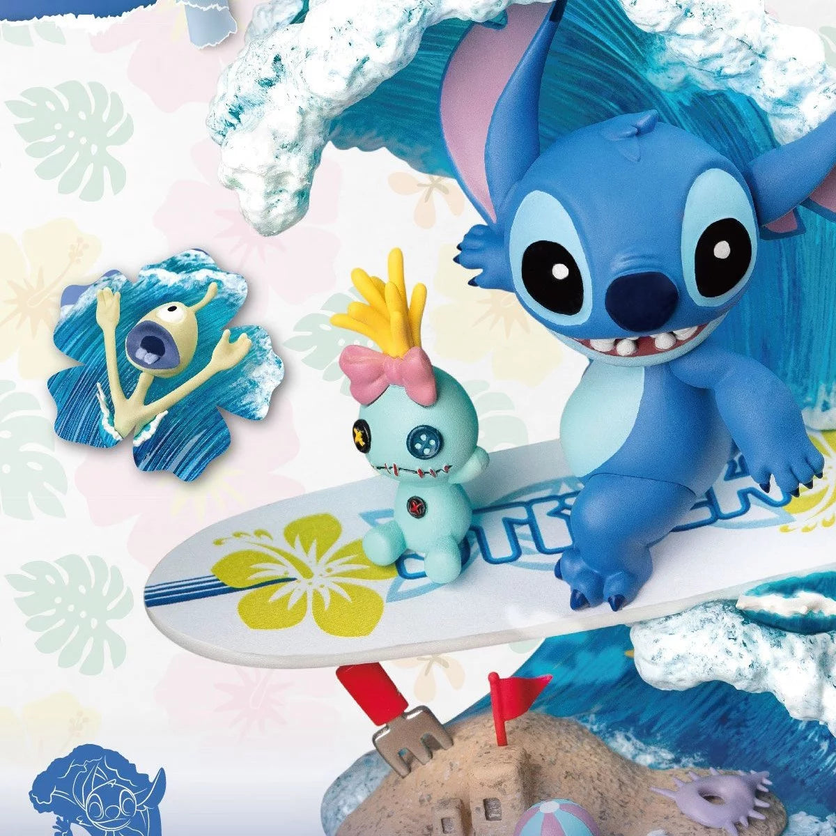 Figurine Disney - Stitch Surf Summer Series D-Stage