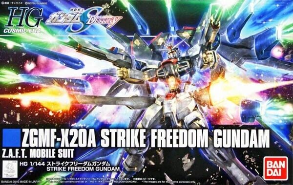 Gundam - Cosmic Era Strike Freedom Gundam Z.A.F.T. Mobile Suit 1/144 [HG]