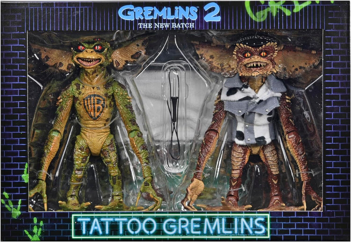 Figurine NECA - Gremlins 2 Tattoo Gremlins Pack de 2