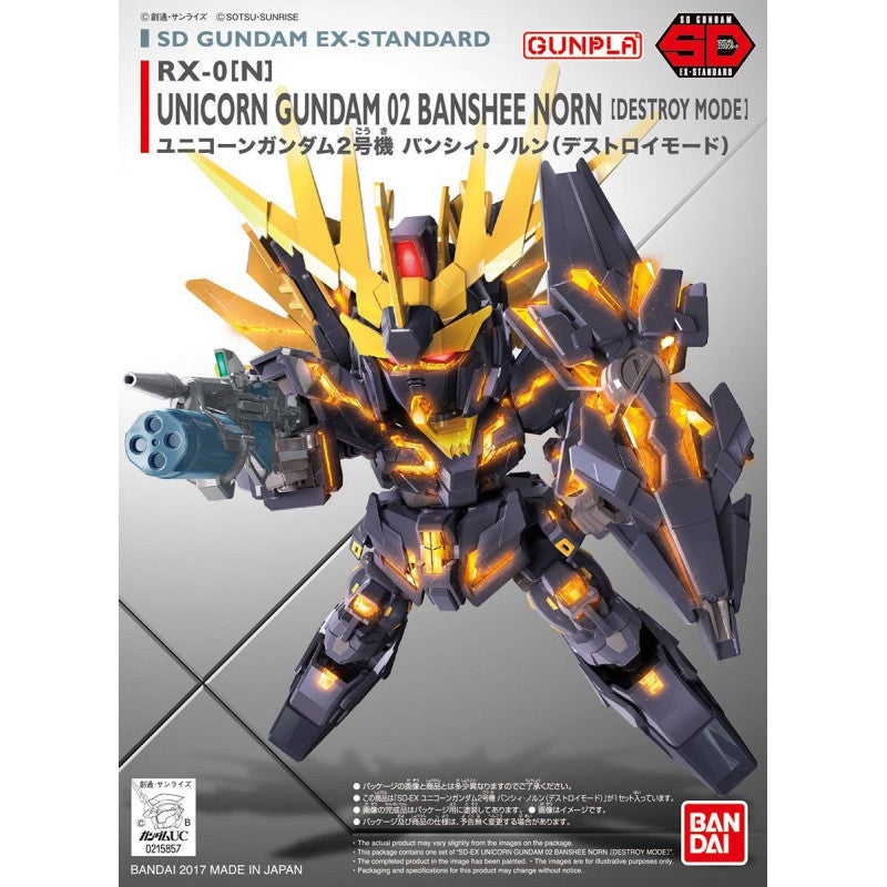 Gundam - Ex-Standard Unicorn Gundam 02 Banshee Norn (Destroy Mode) [SD]