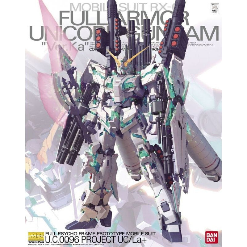 Gundam - Universal Century Full Armor Unicorn Gundam "Ver.Ka" 1/100 [MG]