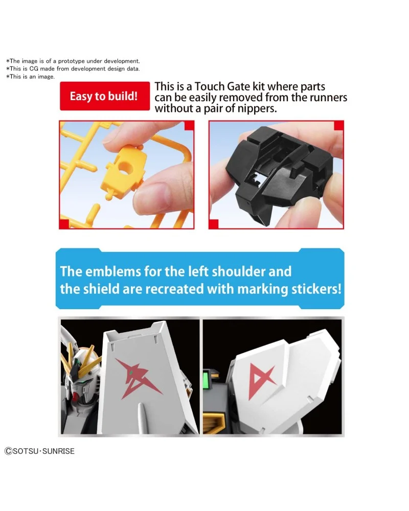 Gundam - Entry Grade v Gundam 1/144