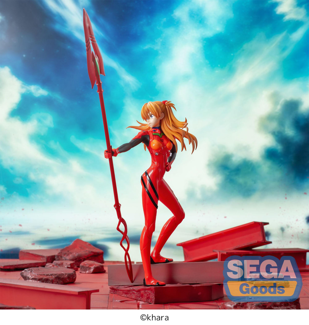 Figurine Evangelion - Asuka X Spear of Cassius Luminasta