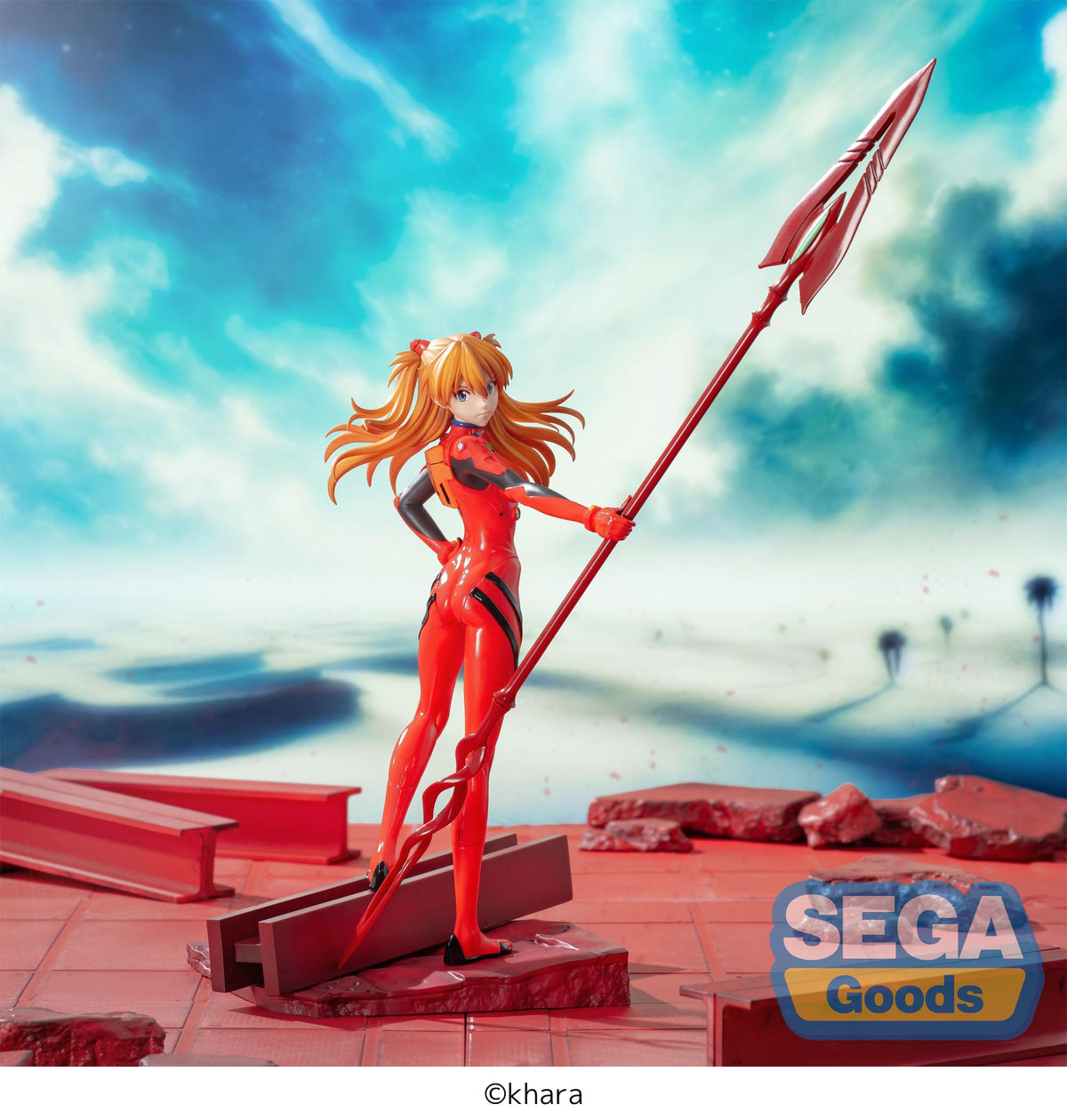 Figurine Evangelion - Asuka X Spear of Cassius Luminasta
