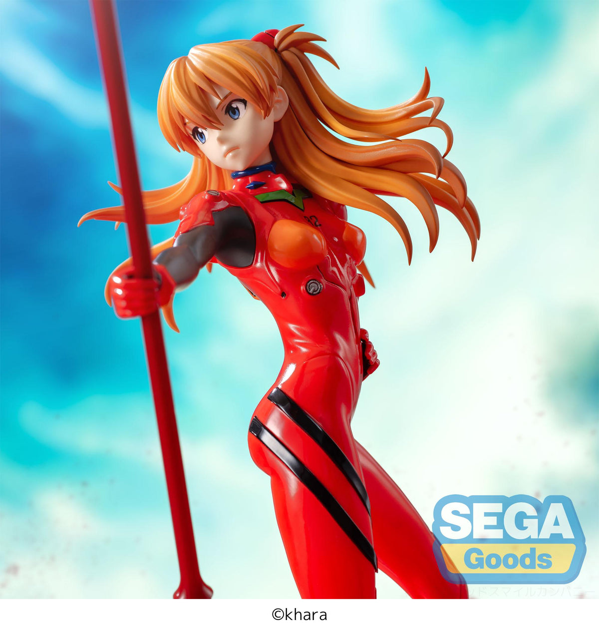Figurine Evangelion - Asuka X Spear of Cassius Luminasta