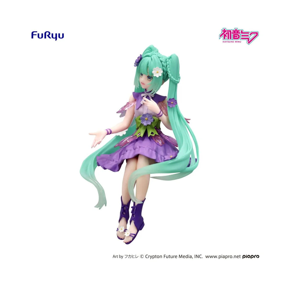 Figurine Hatsune Miku Flower Fairy Cosmos Purple Noodle Stopper