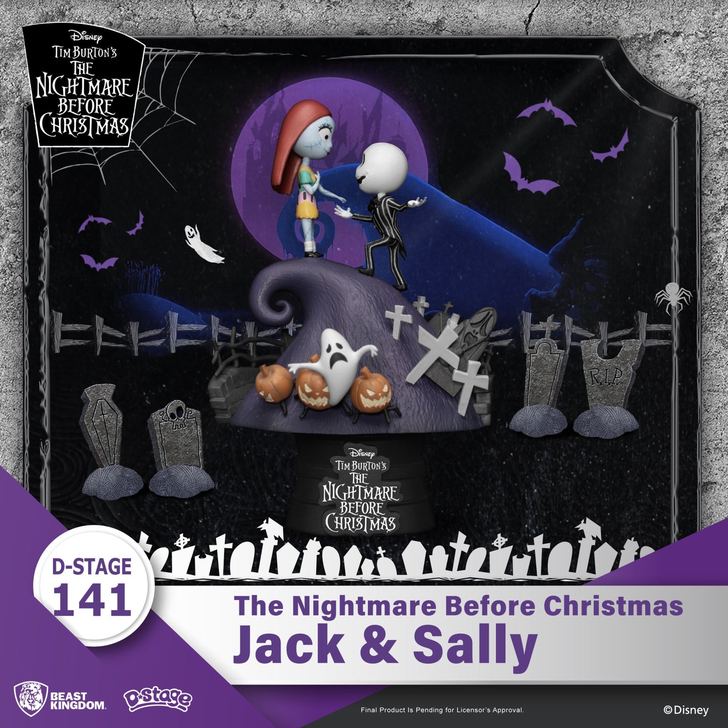 Figurine Disney - L’étrange Noël de Mr. Jack Jack & Sally D-Stage