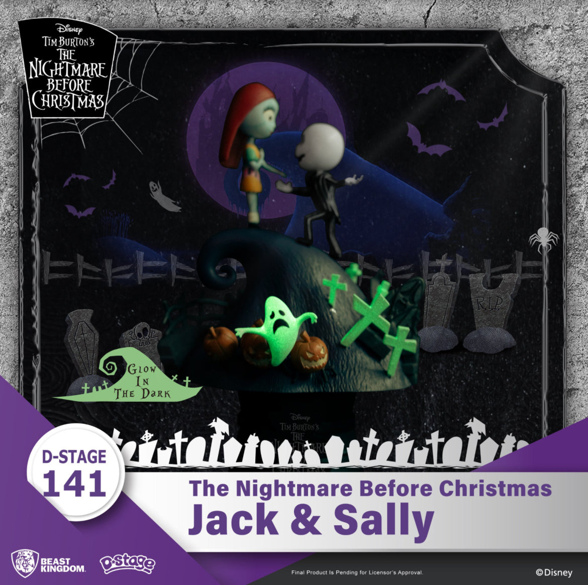 Figurine Disney - L’étrange Noël de Mr. Jack Jack & Sally D-Stage