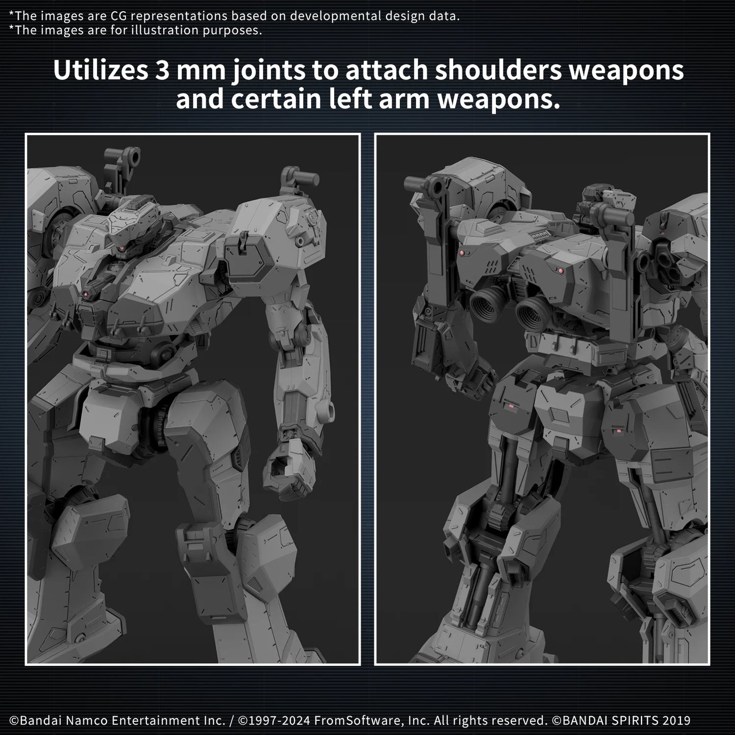 Maquette - Armored Core VI Balam Industries BD-011 Melander Model Kit