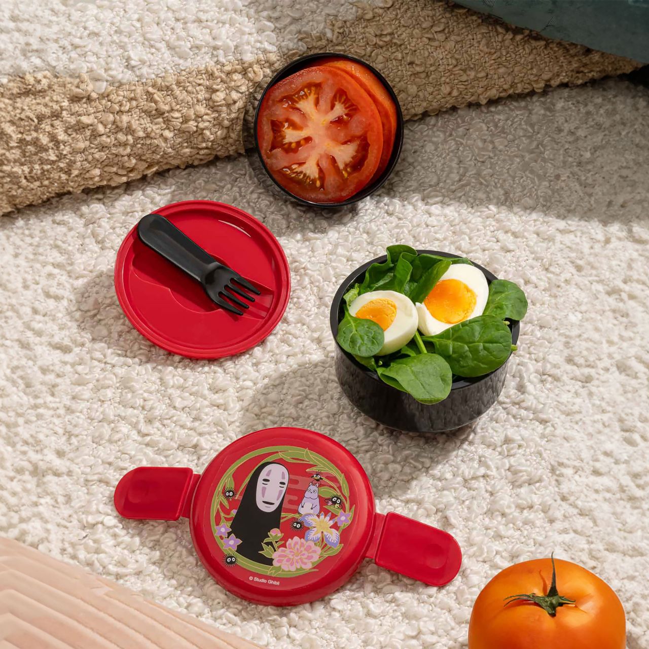 Le Voyage de Chihiro - No Face Bento Rond 2 Parties