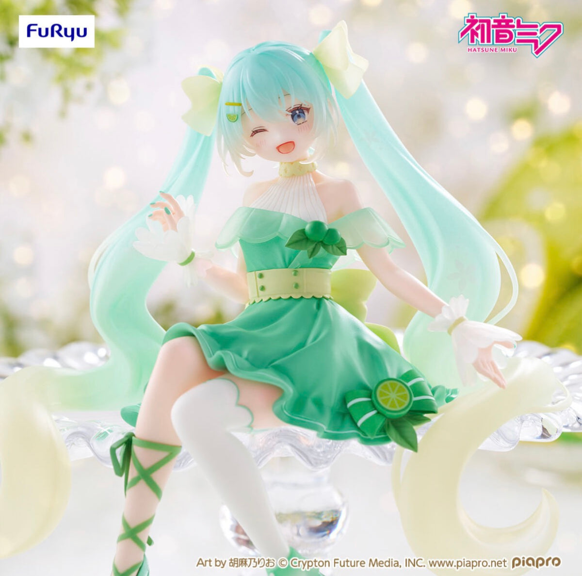 Figurine Hatsune Miku Lime Ver. Noodle Stopper