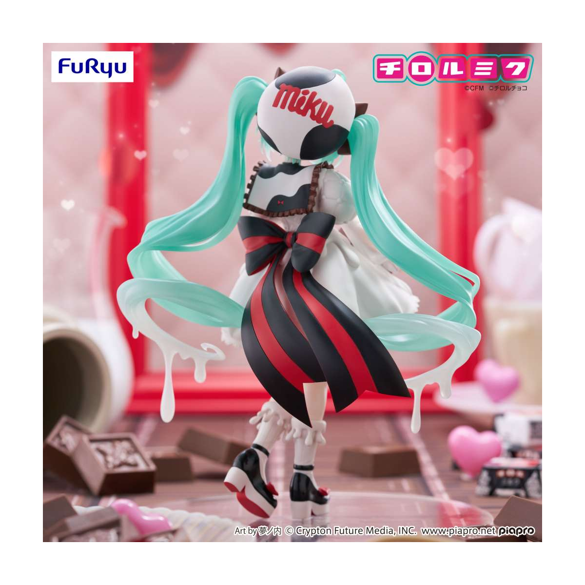 Figurine Hatsune Miku x Tirol Choco Milk Ver. Trio-Try-It
