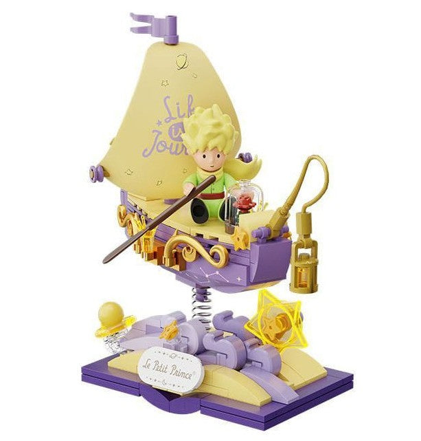Le Petit Prince - Balade Étoilée Bateau Bloc de Construction