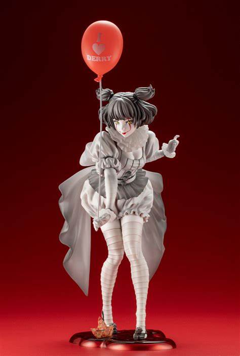 Figurine It - Pennywise Monochrome Ver. Bishoujo